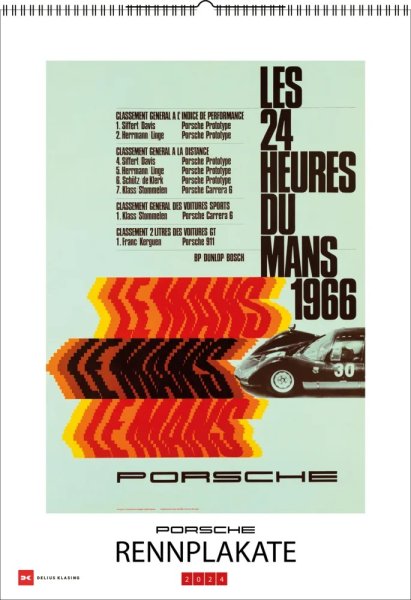 Porsche Rennplakate — Kalender 2024