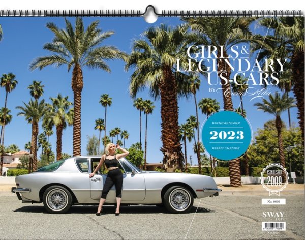 Girls & legendary US-Cars — Wochenkalender 2023